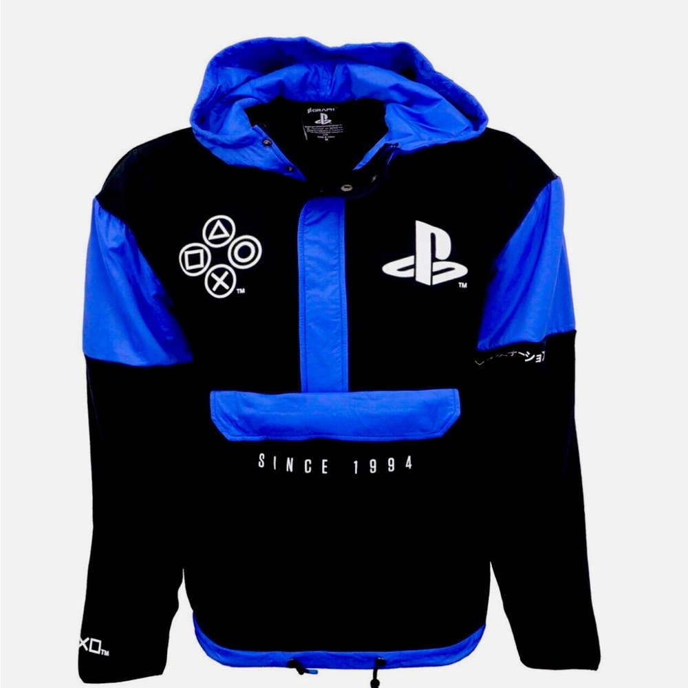 Sony Playstation 3/4 Reißverschluss Pullover Herren Jacke NEU
